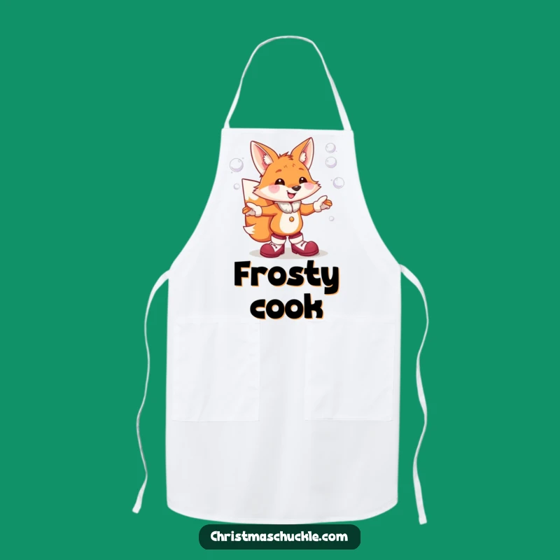 Funny Clown Fox Apron: Cook Up Laughs with This Juggling Kitchen Accessory