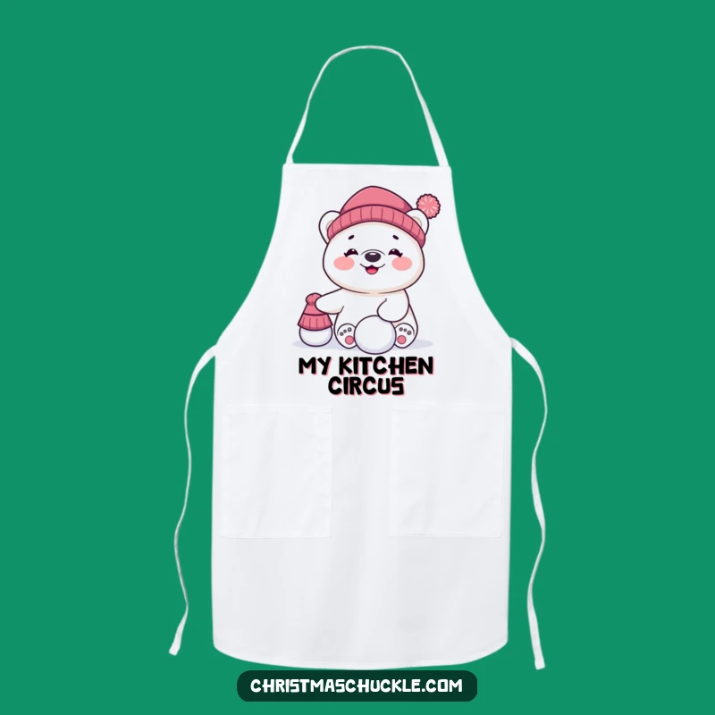 Funny Polar Bear Chef Apron - Hilarious Cooking Character for the Kitchen