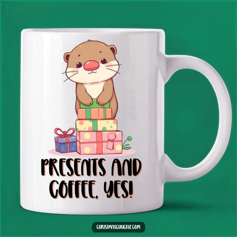 Funny Clown Otter Present Mug - Adorable & Hilarious Gift for Otter Lovers