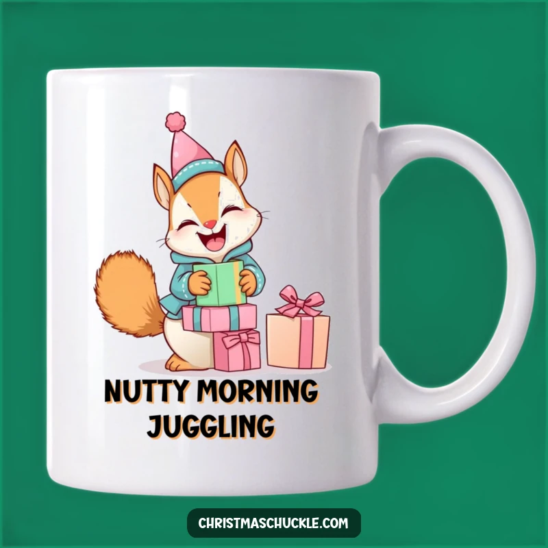 Funny Squirrel Clown Mug: Giggling Present Balancer - Hilarious Gift Idea