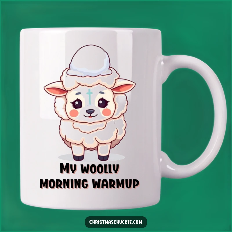 Funny Sheep Clown Mug: Winter Comedy Gift for Farm and Fun Lovers