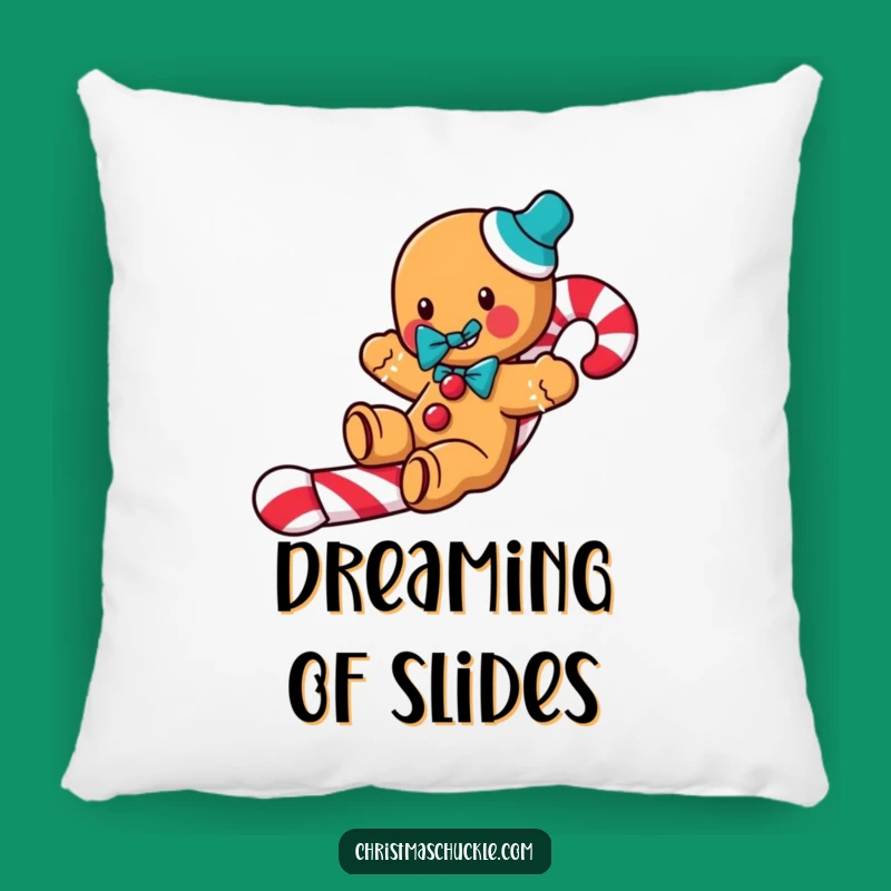 Funny Gingerbread Clown Pillow: Cozy Up with Hilarious Holiday Comfort