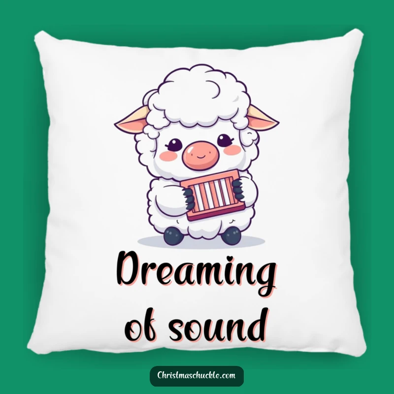 Funny Sheep Clown Pillow: Huggable Comfort with Musical Merriment