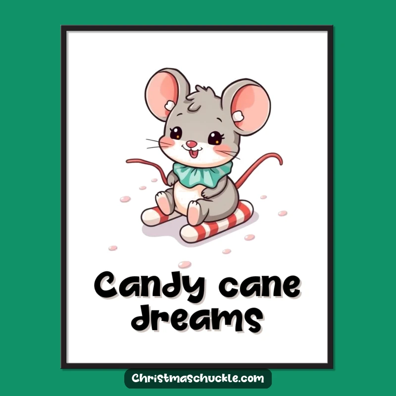 Funny Mouse Clown Digital Art: Hilarious Sweet Download, Perfect Gift