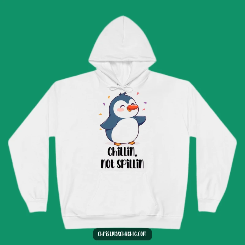 Funny Penguin Red Nose Hoodie: Cozy & Hilarious Winter Wear for Ultimate Comfort!
