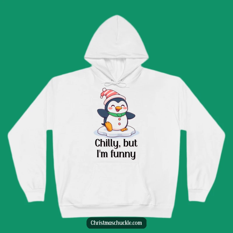 Funny Penguin Clown Coffee Hoodie - Cozy Comfort with a Hilarious Slip