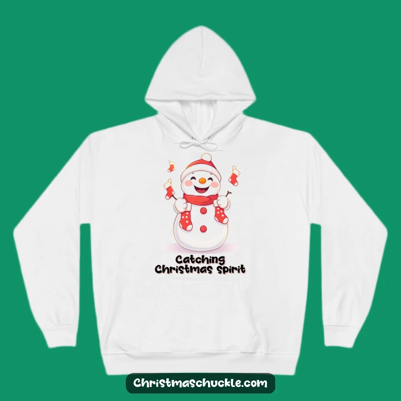 Cozy Funny Kawaii Snowman Hoodie - Warm and Hilarious for Holiday Season