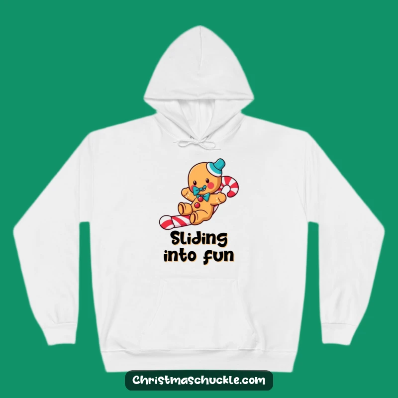 Funny Gingerbread Clown Hoodie: Cozy Up with Hilarious Holiday Vibes