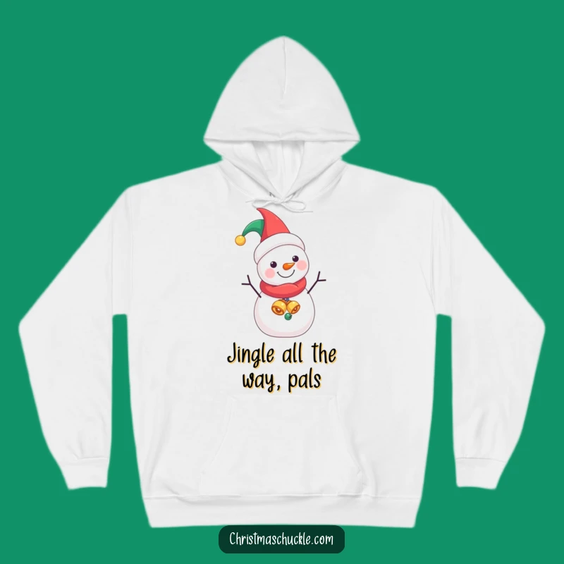 Funny Jester Snowman Hoodie: Cozy Winter Laughs Guaranteed
