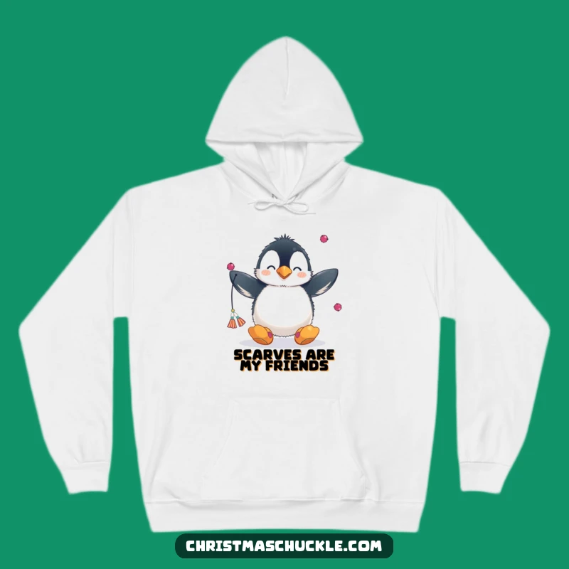 Funny Penguin Juggling Hoodie - Clown Circus Sweatshirt, Ultimate Funny Gift for Cold Weather