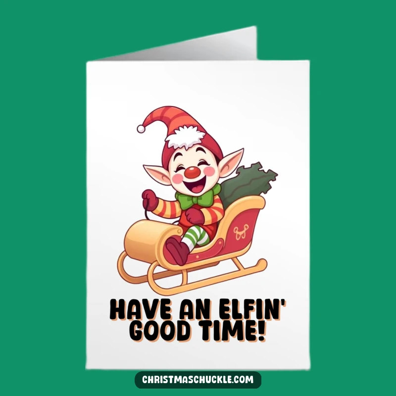 Free Printable Elf Clown Birthday Card: Joyful Downloadable Gift for Festive Fun!