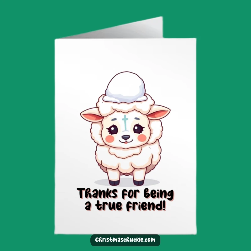 Free Printable Funny Sheep Clown Thank You Card - Downloadable Ewe-nique Thanks!