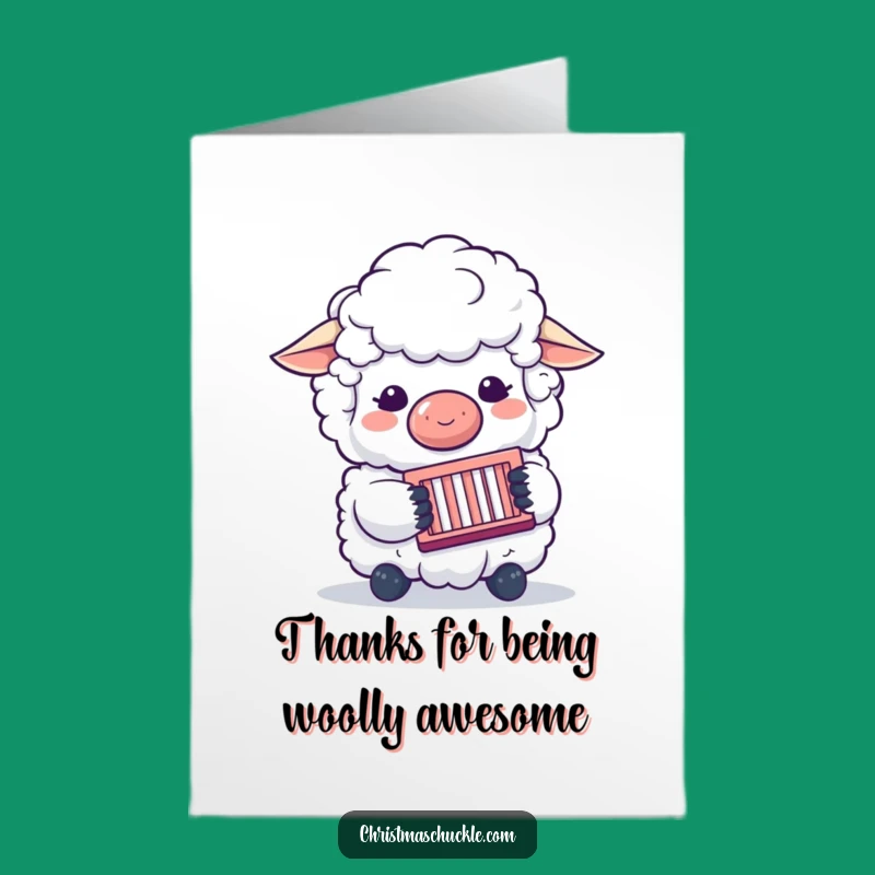Free Printable Sheep Clown Thank You Card - Cheerful Downloadable Gift for Kindness