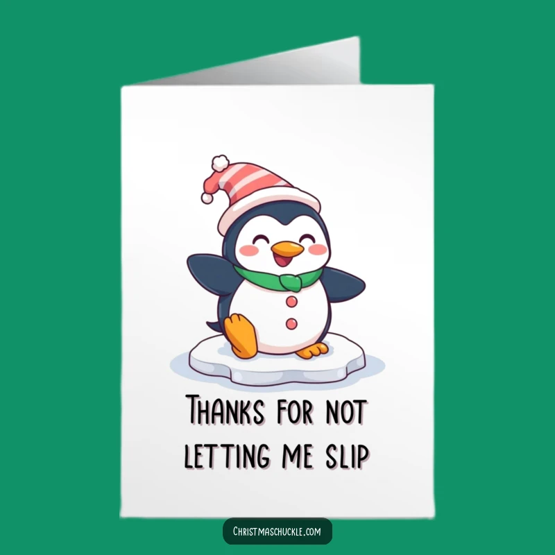 Free Printable Thank You Card: Penguin Clown Slip - A Funny Downloadable Gift!