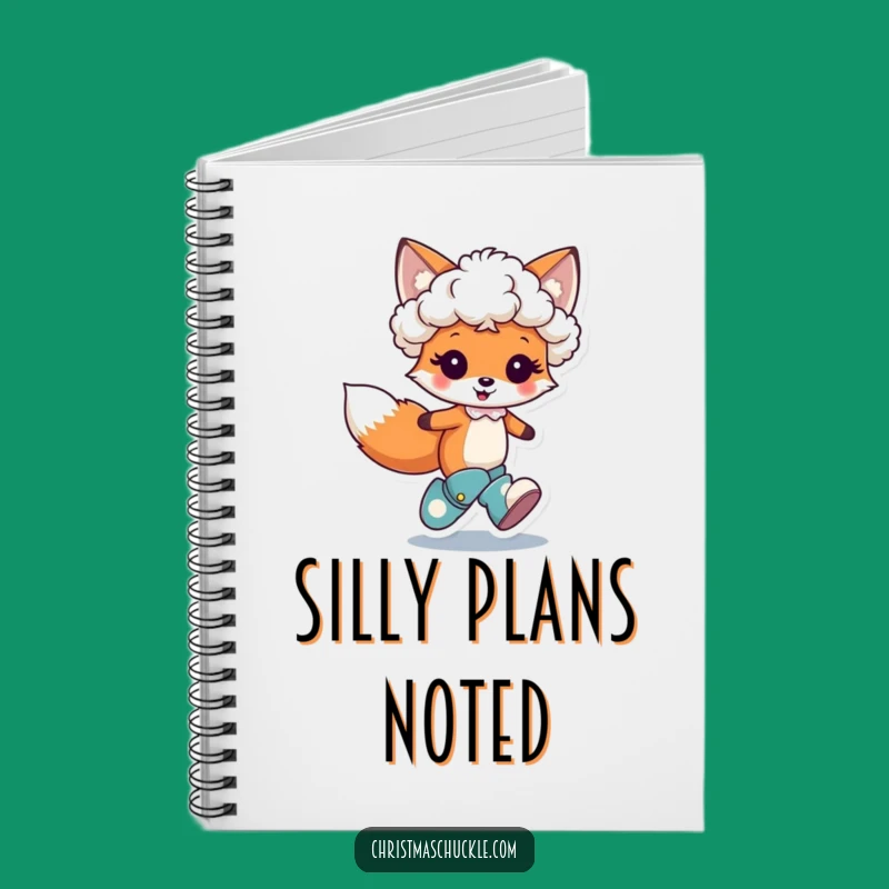 Funny Fox Clown Journal - Whimsical Writing Companion for Creative Minds