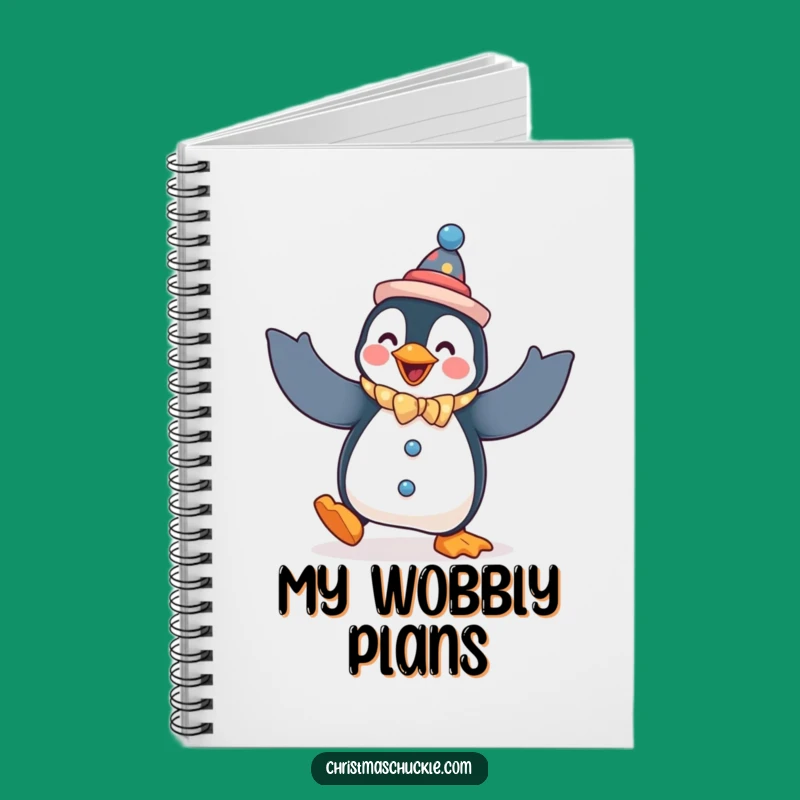 Funny Penguin Clown Notebook: Hilarious Gift for Documenting Your Silly Thoughts