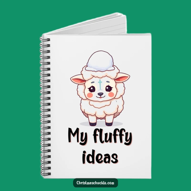 Funny Sheep Clown Notebook: Jot Down Ideas with Winter Whimsy