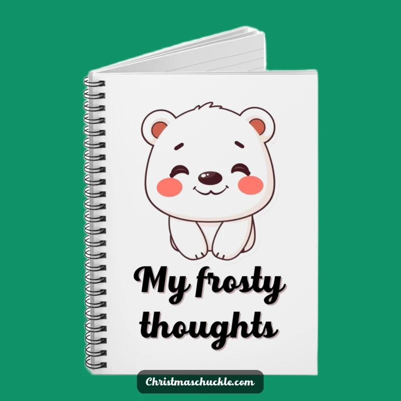 Funny Polar Bear Notebook: Jot Down Ideas With This Cheerful Funny Gift!