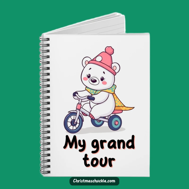 Funny Kawaii Polar Bear Clown Notebook: Jot Down Adventures in Style