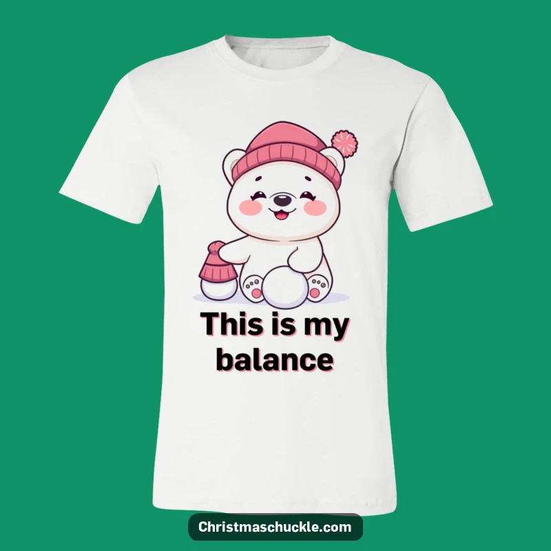 Funny Polar Bear Wobble T-Shirt - Hilarious Character Tee for Laughs