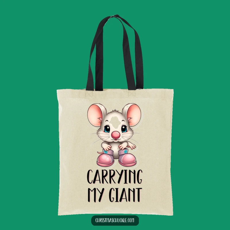 Funny Mouse Clown Tote Bag - Carry Your Whimsy Everywhere!