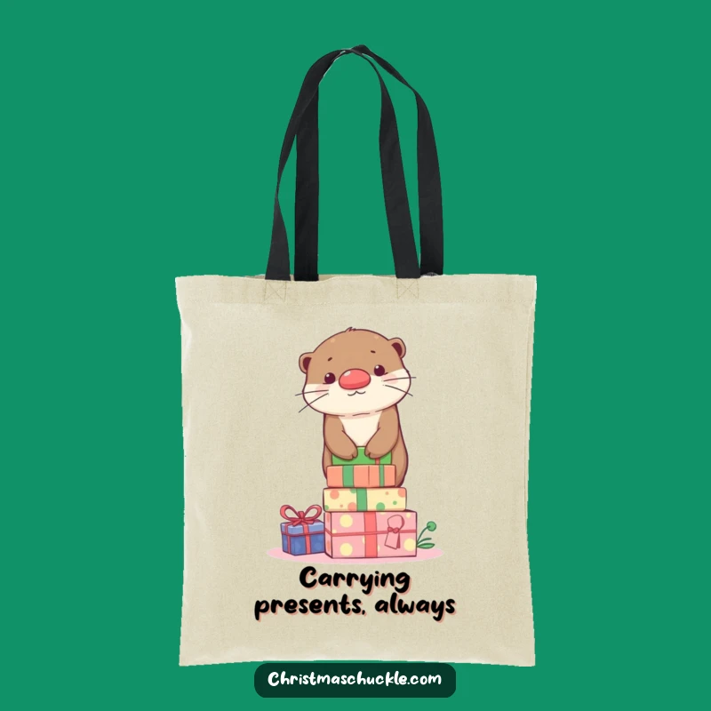 Funny Clown Otter Present Tote Bag - Spacious & Adorable Carry-All