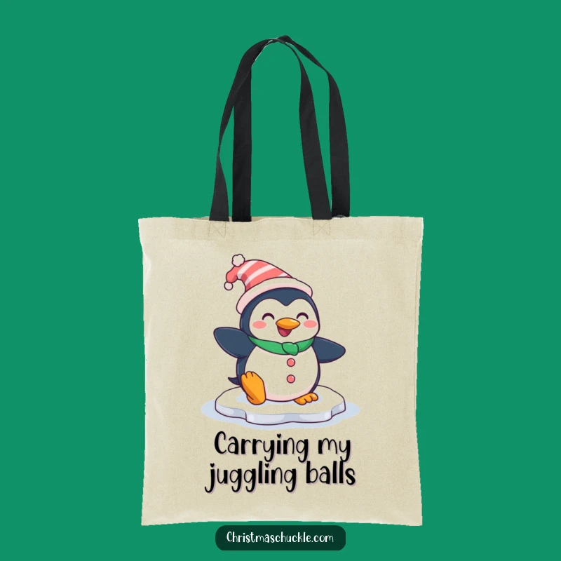 Funny Penguin Clown Tote Bag - Stylish and Hilarious for Everyday Errands