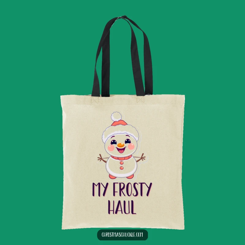 Carry your winter essentials with a smile using this adorable and funny snowman clown tote bag. Practical and full of charm.