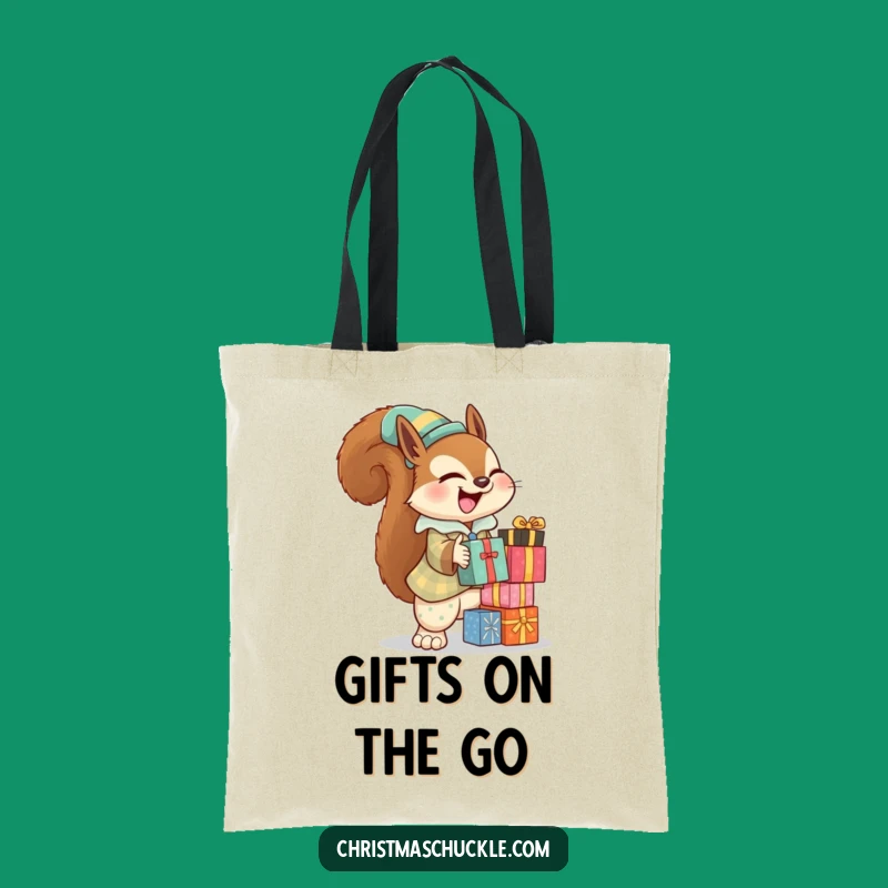 Funny Squirrel Clown Tote Bag: Carry Your Cheer, Chic Whimsical Funny Gift